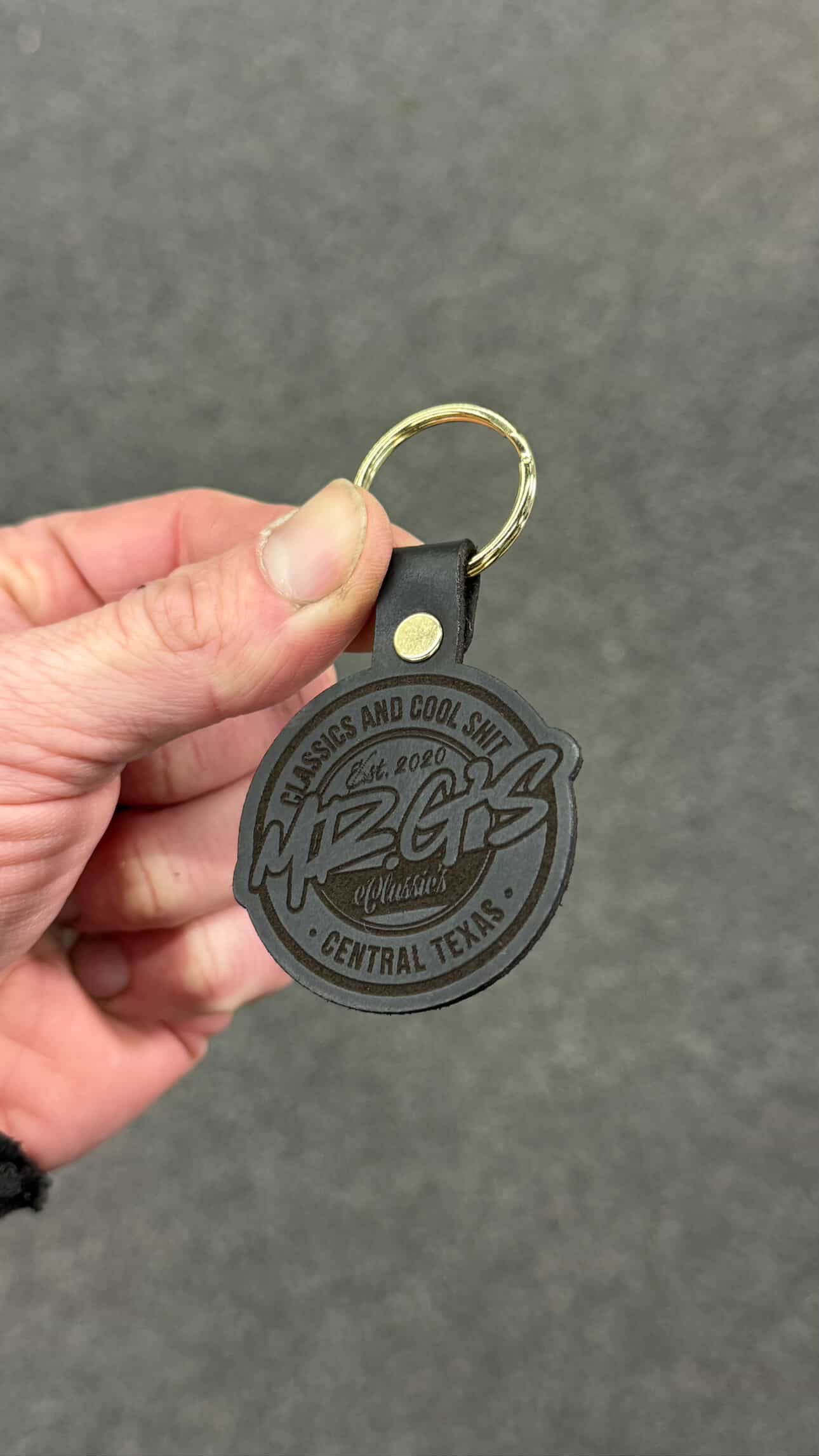 Mr. G's Leather Keychain (Limited Quantity)
