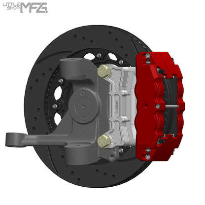 Little Shop GM 63-87 C10 FRONT 14" Big Brake Kit (for Wilwood Iron ProSpindles)