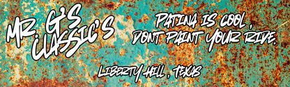 "Patina is cool" Bumper Sticker