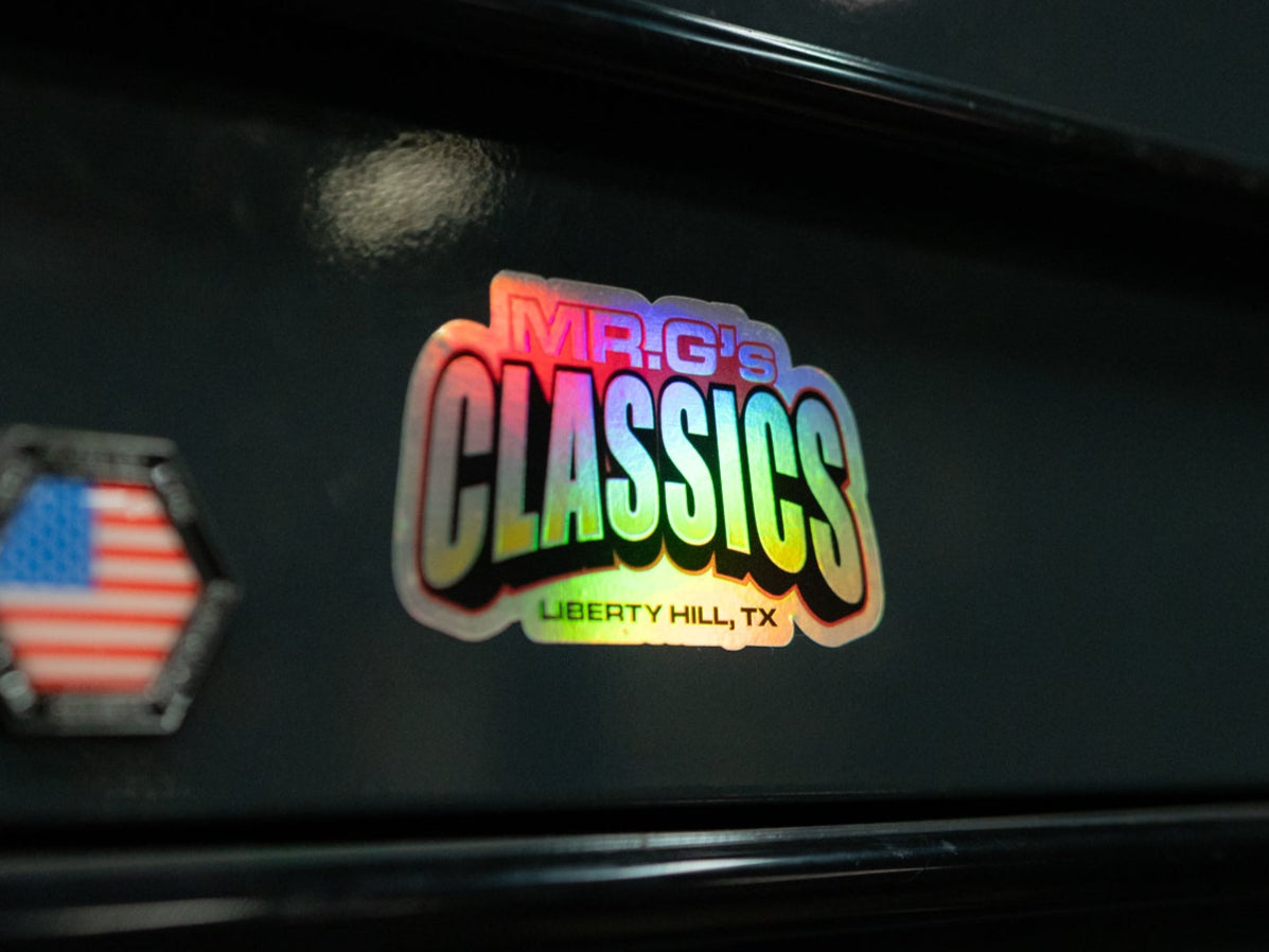 MR. G's Hologram Sticker